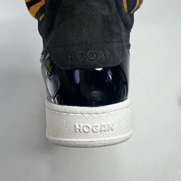 HOGAN ITALY🇮🇹MADE Katie Grand Loves High Top Sneakers Soft Leather Size 38